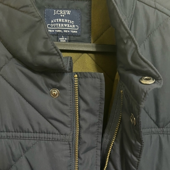 J. Crew Men's Navy Quilted Puffer Jacket - Picture 2 of 4